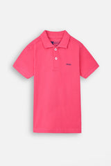 BOSS SLOGAN PRINT POLO SHIRT