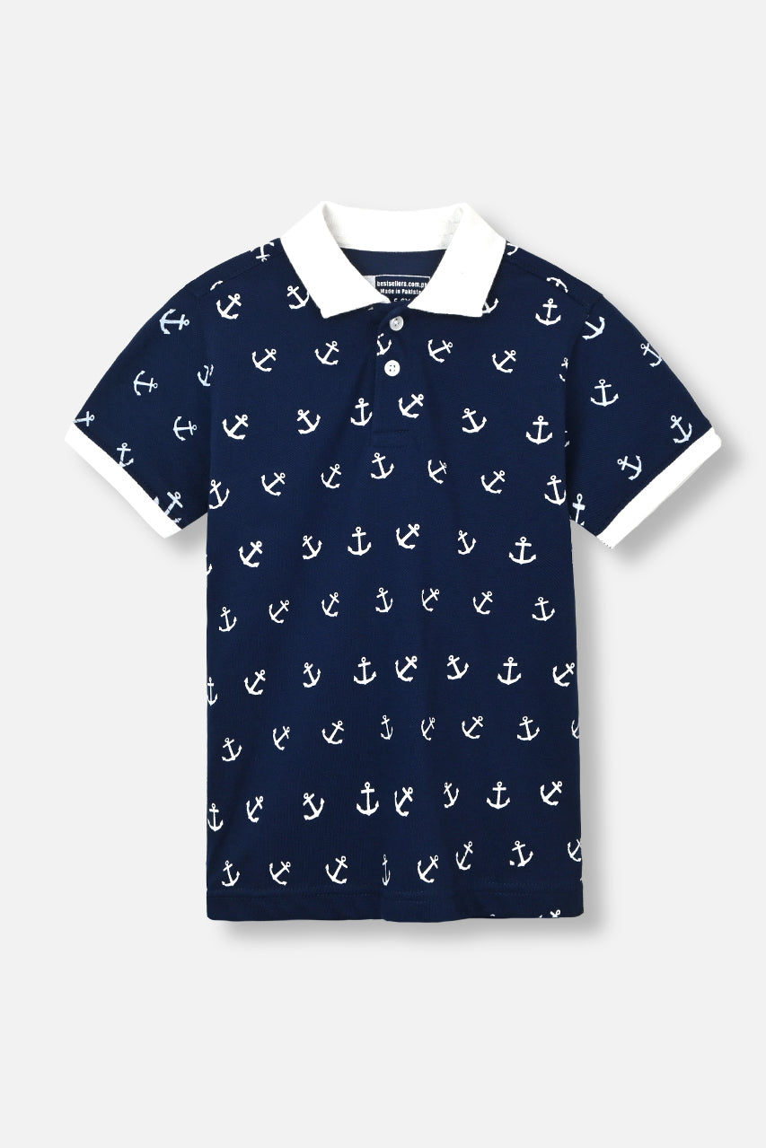 ROTERY PRINT POLO SHIRT