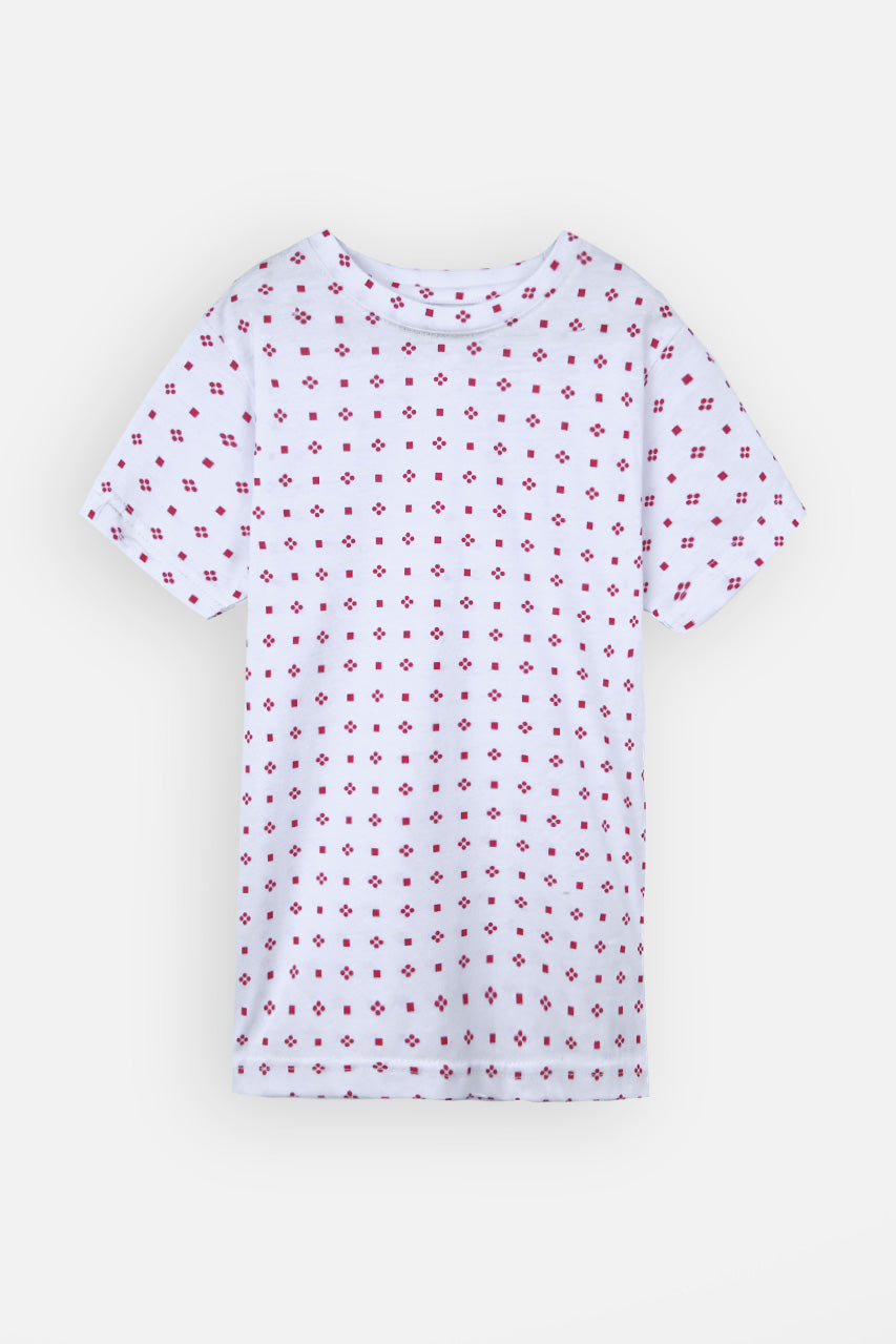 RED DOTS TEE SHIRT