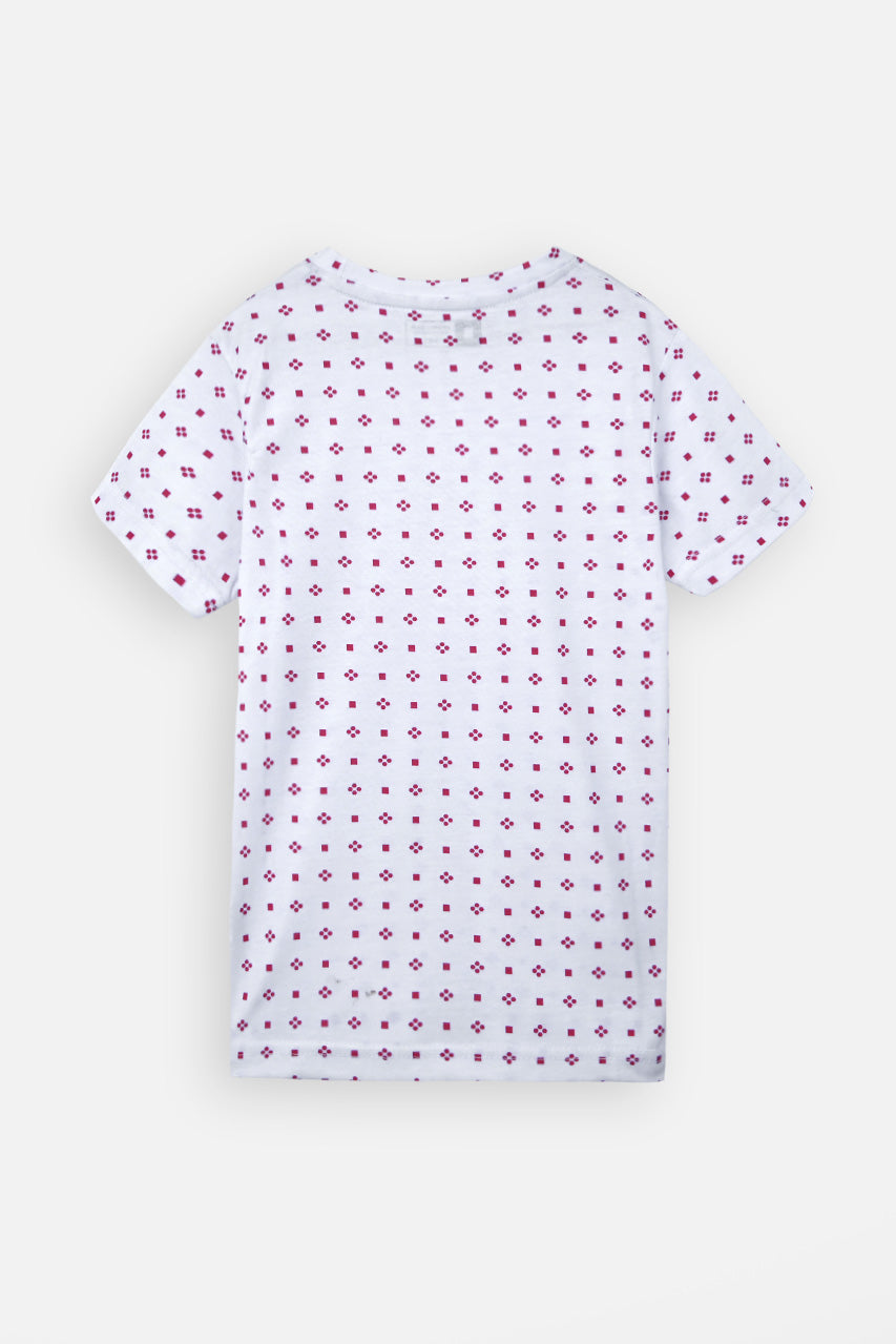 RED DOTS TEE SHIRT