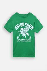 MOTOR SHOW PRINT TEE SHIRT