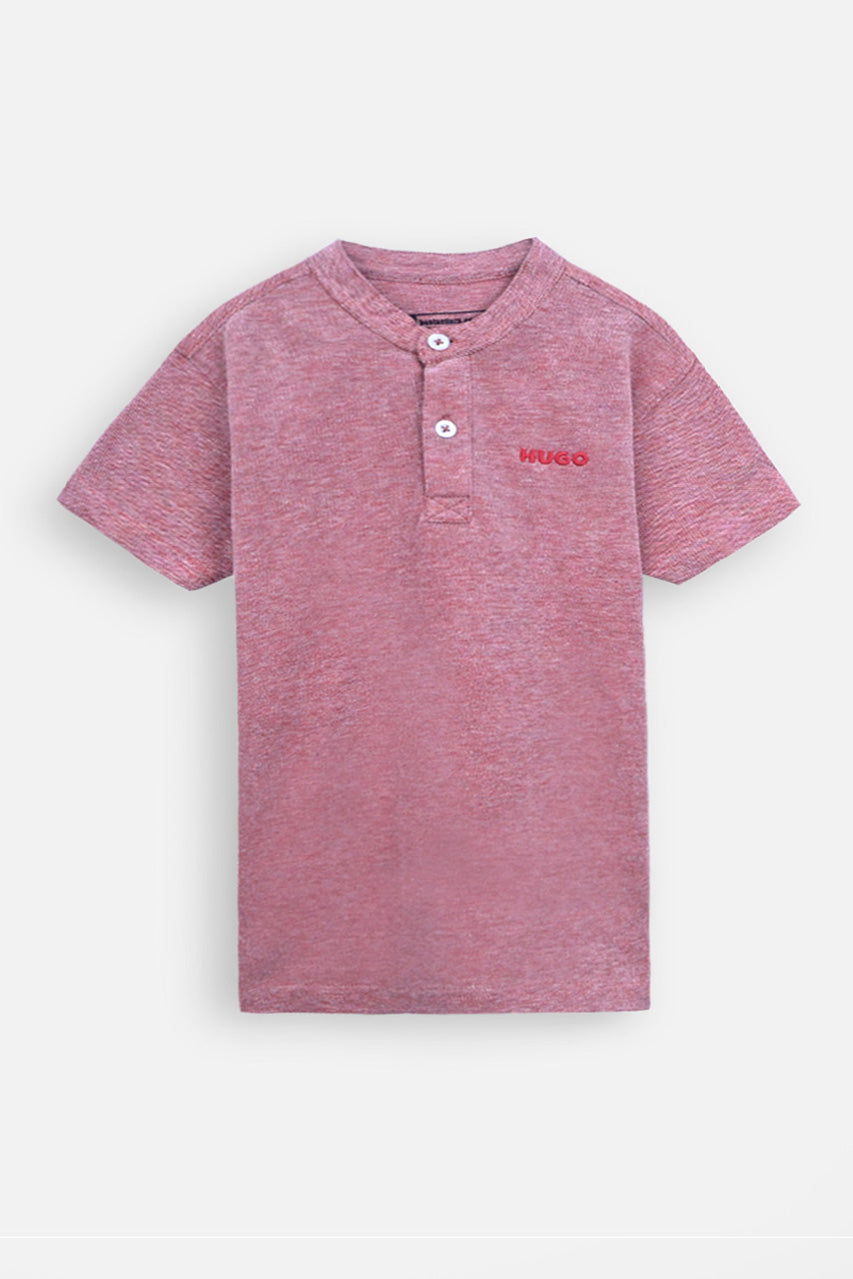 HUGO EMBROIDED TEE SHIRT