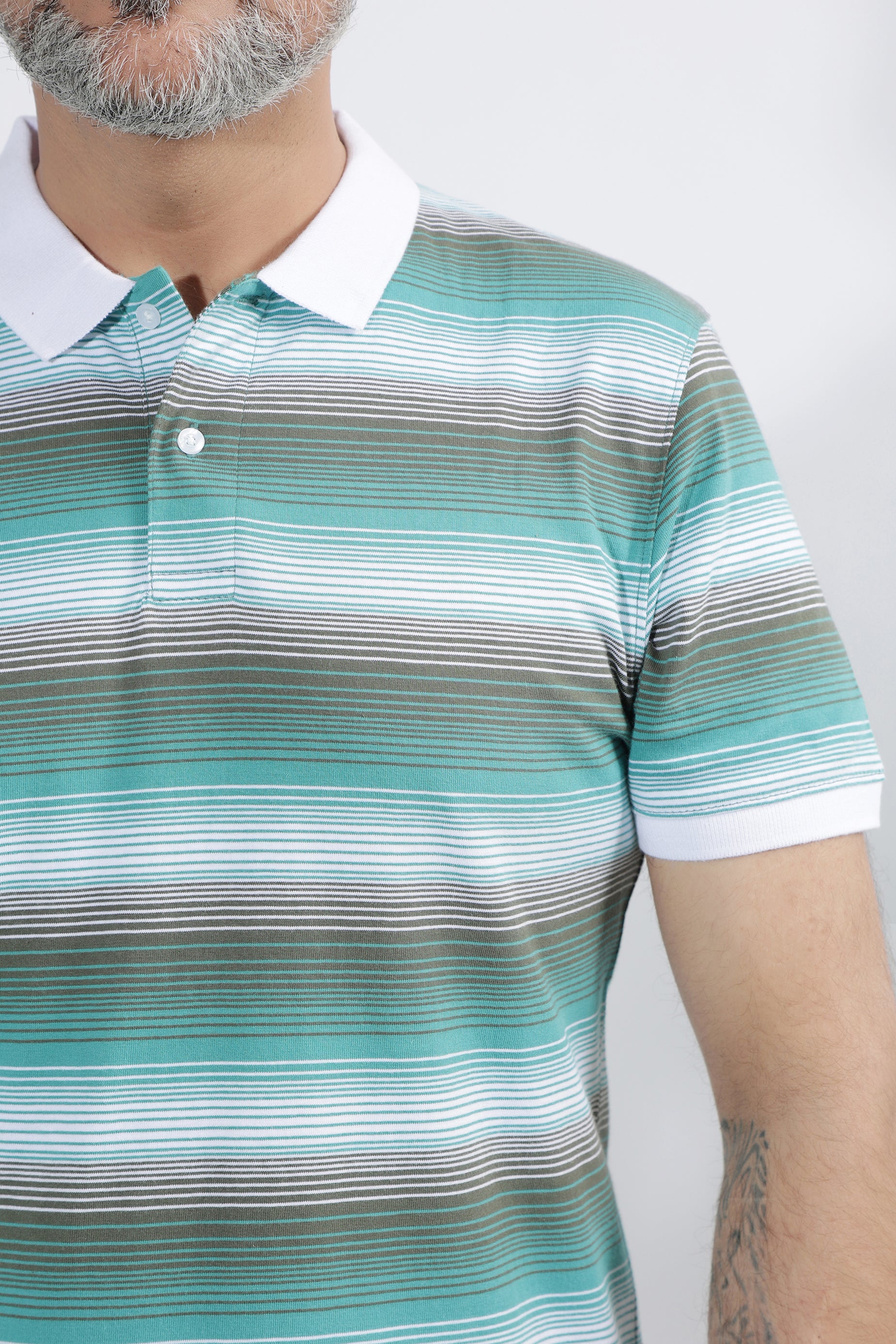 STRIPPED POLO SHIRT