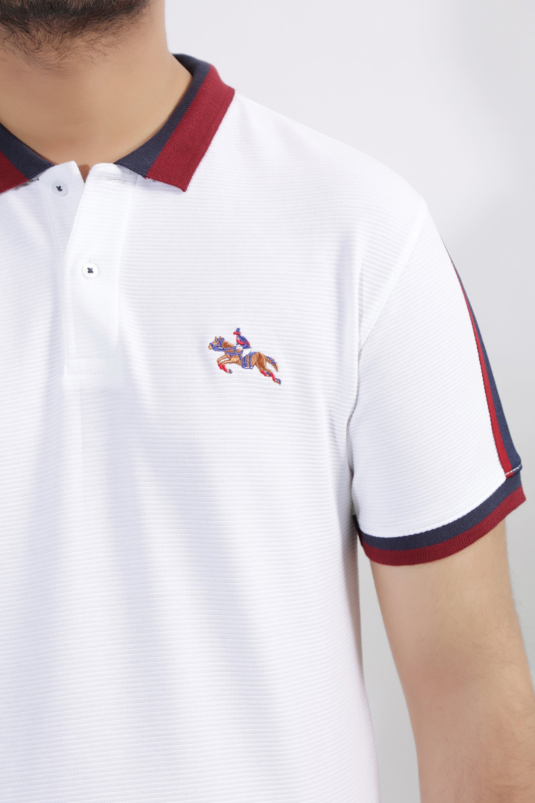 OTTOMAN EMBROIDED POLO T-SHIRT