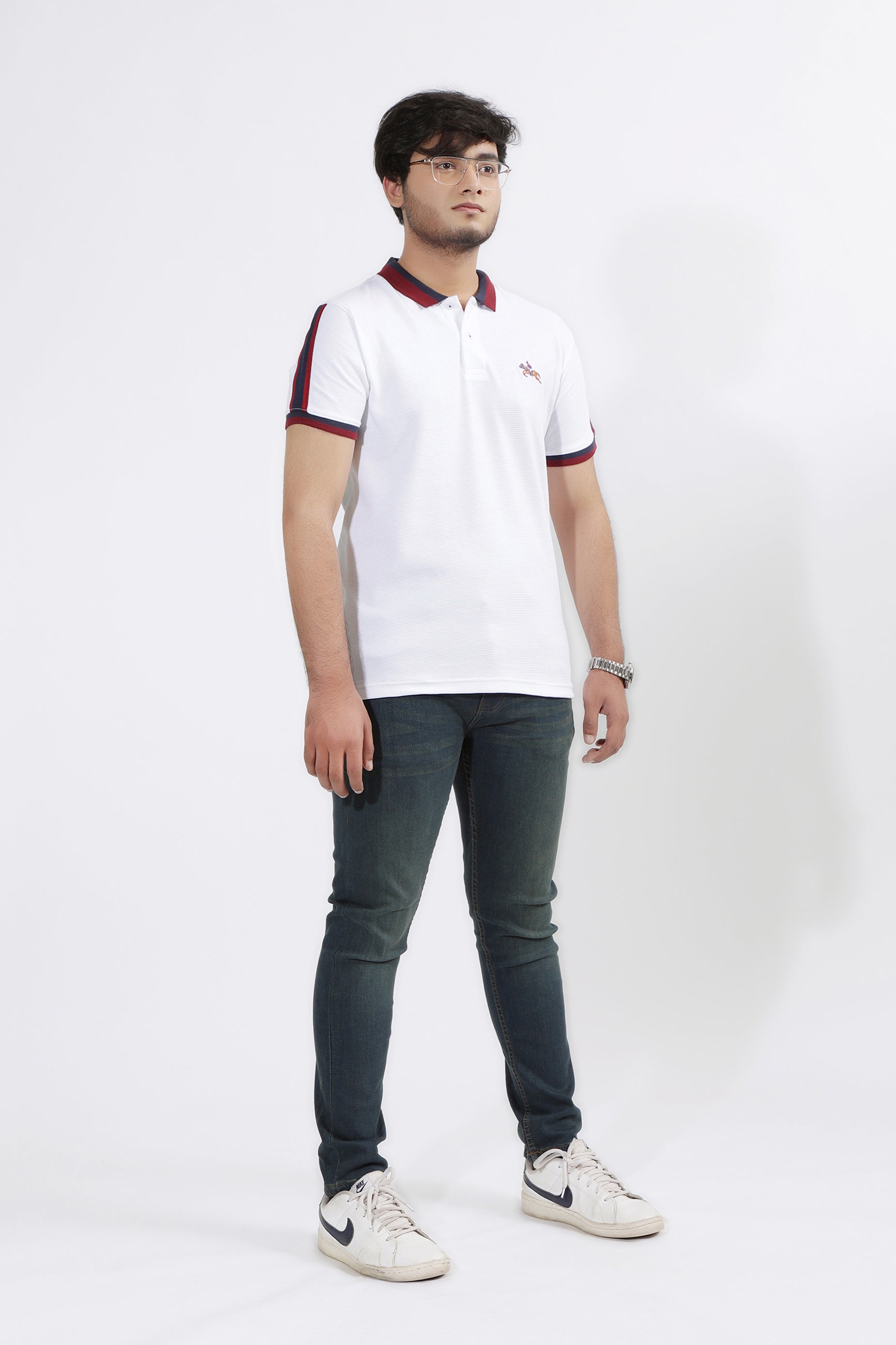 OTTOMAN EMBROIDED POLO T-SHIRT