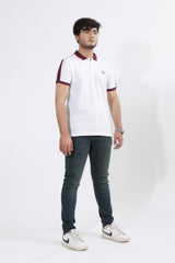 OTTOMAN EMBROIDED POLO T-SHIRT