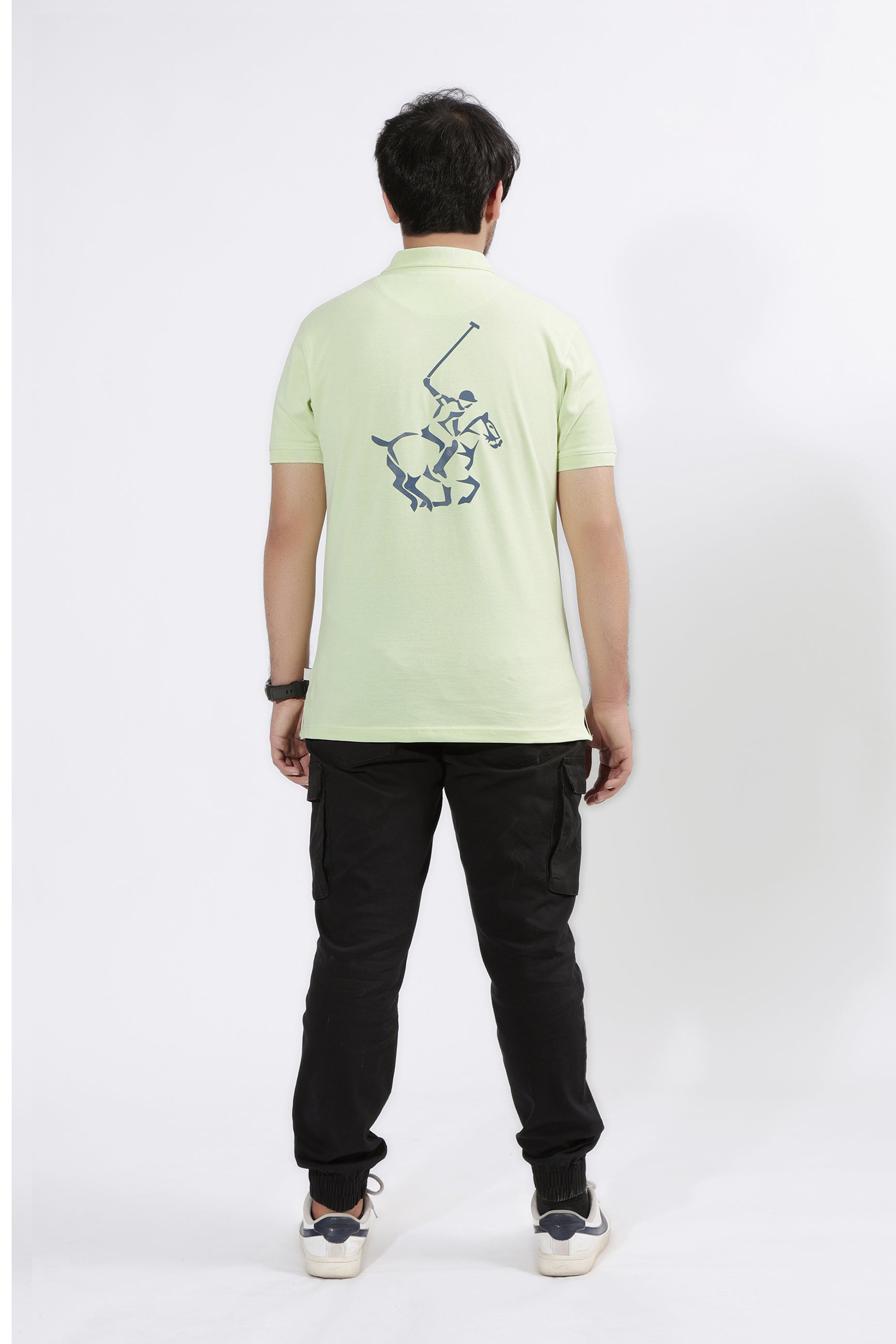 PRINTED POLO TEE SHIRT