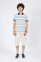 STRIPPED POLO SHIRT