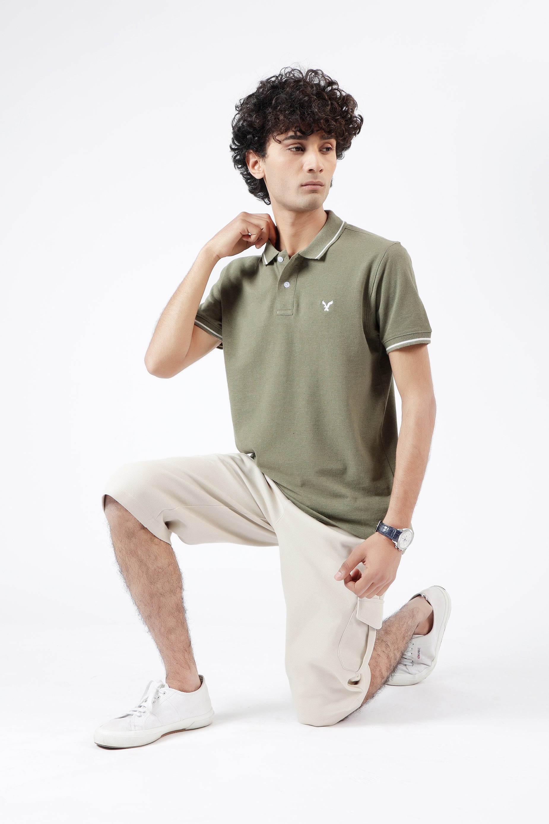 EAGLE EMBRIODED POLO SHIRT